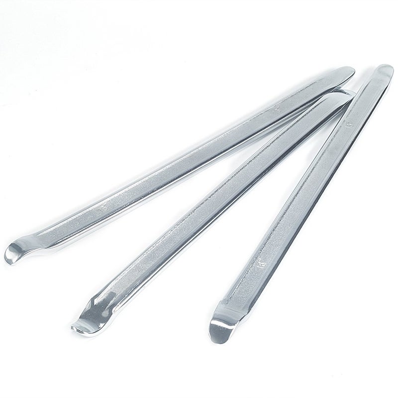 Fasmov 16" Tire Iron Set Irons Changing Tool Kit, 3 Pcs Tire Iron Spoons Changing Tire Lever Bar Set, Motorcycle Tire Spoons Iron Set, Tire Remove Tool for Bike Motorcycle Scooter Bicycle Mower - Image 3
